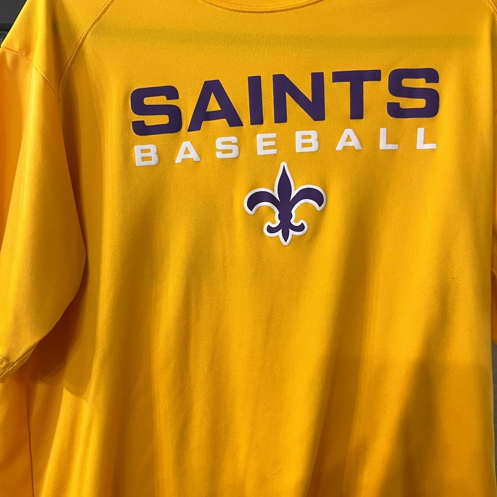 Yellow Saints Baseball Mens Sirt